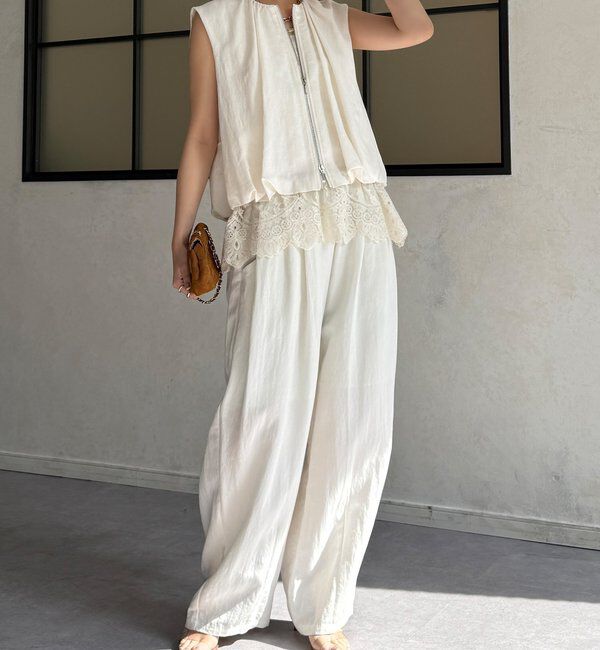  「【WEB限定】フロントタックカービーパンツ」|チノ|