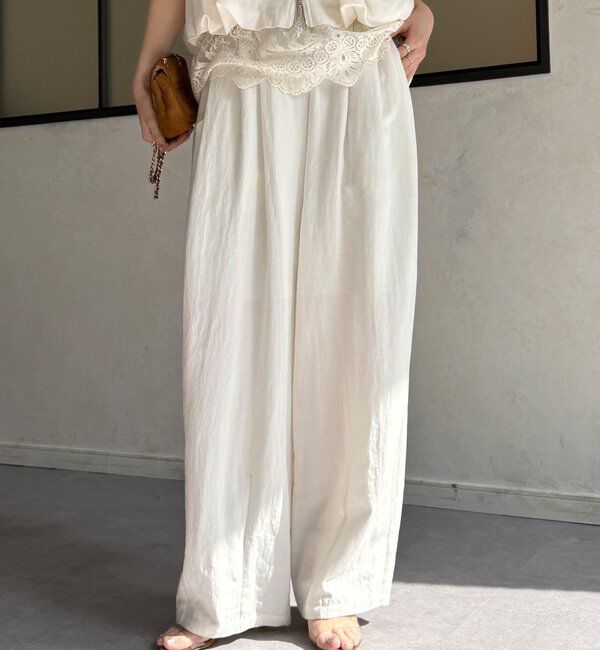  「【WEB限定】フロントタックカービーパンツ」|チノ|