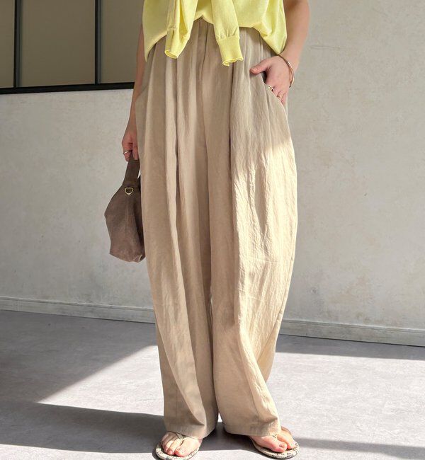  「【WEB限定】フロントタックカービーパンツ」|チノ|