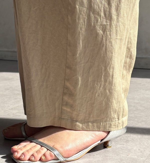  「【WEB限定】フロントタックカービーパンツ」|チノ|