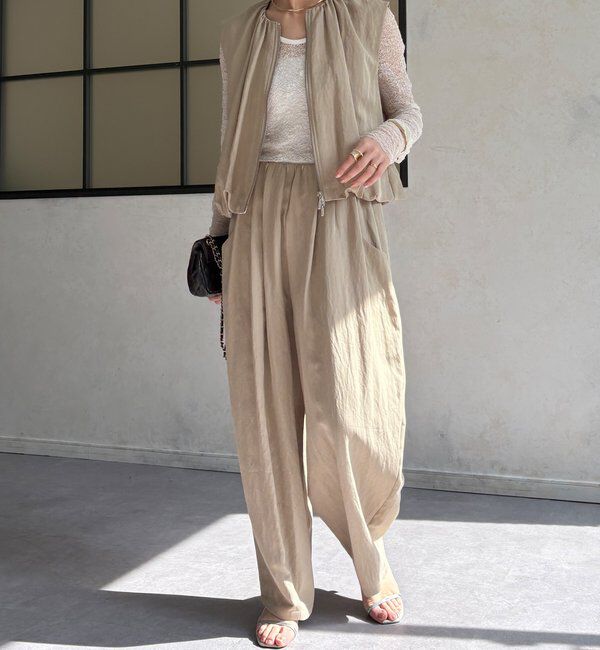  「【WEB限定】フロントタックカービーパンツ」|チノ|