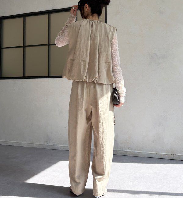  「【WEB限定】フロントタックカービーパンツ」|チノ|