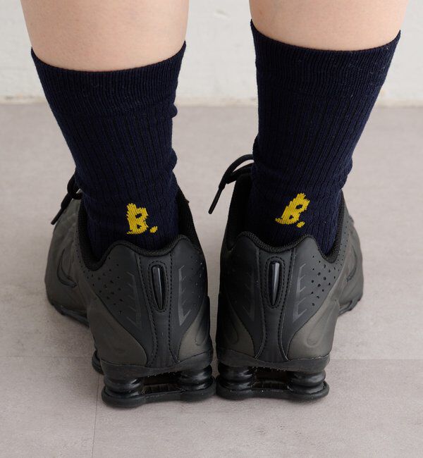  「【6色展開/M.Lサイズ展開/ユニセックス】B ロゴソックス」|その他|