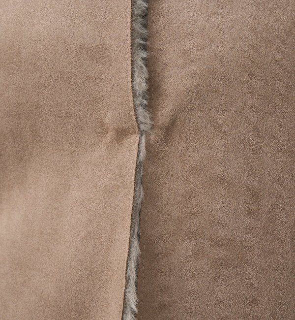  「【シーズンムード高まる】エコファーフードジレ」|ベスト・ジレ|