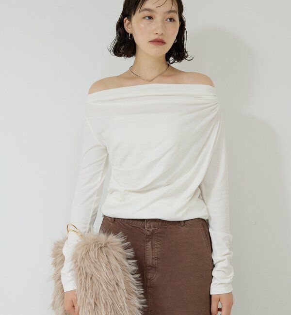  「【2WAY】オフショルカットソー」|Tシャツ・カットソー|