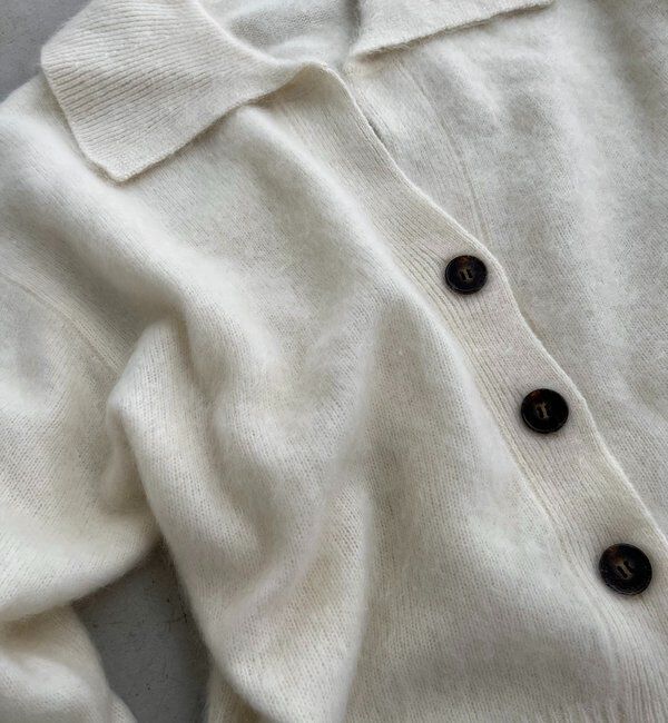  「【上質な着心地】WOOL100ミンクタッチカーディガン」|カーディガン|