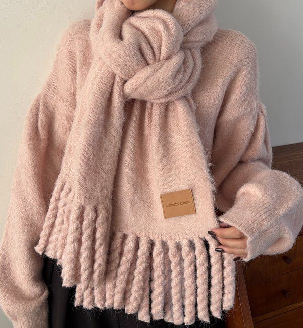  「モヘア起毛マフラー」|マフラー|