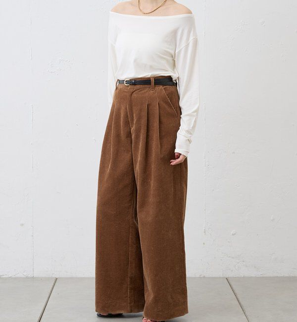  「ベーシックオフショルカットソー」|Tシャツ・カットソー|