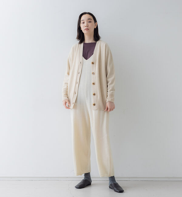 collex「ナチュラルファインヤーンニットコンビネゾン」|オールインワン|