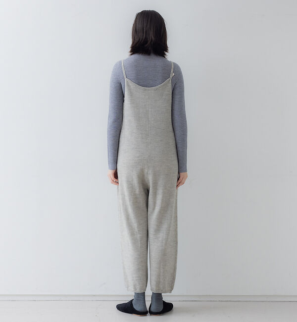 collex「ナチュラルファインヤーンニットコンビネゾン」|オールインワン|