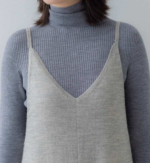 collex「ナチュラルファインヤーンニットコンビネゾン」|オールインワン|