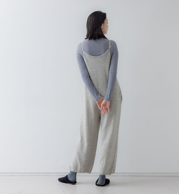 collex「ナチュラルファインヤーンニットコンビネゾン」|オールインワン|