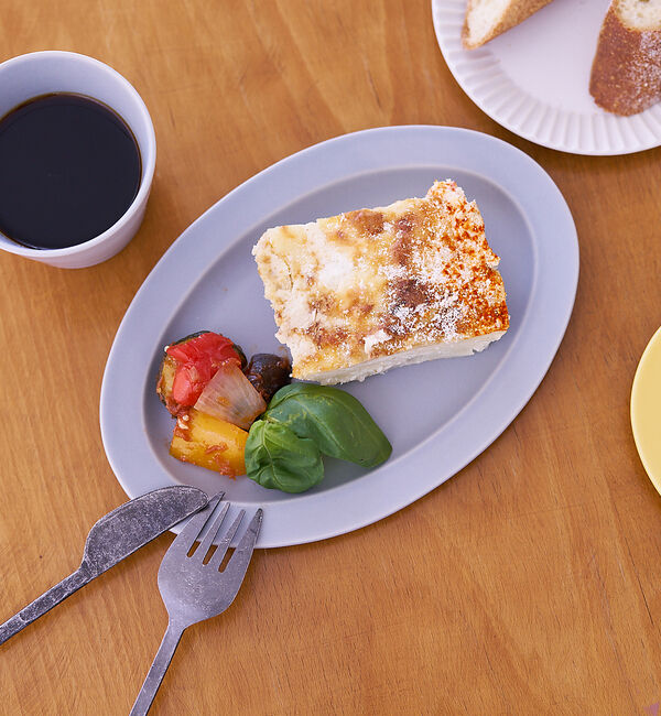 collex「SAKUZAN 作山窯 SaraオーバルプレートM」|食器・キッチングッズ|グレー