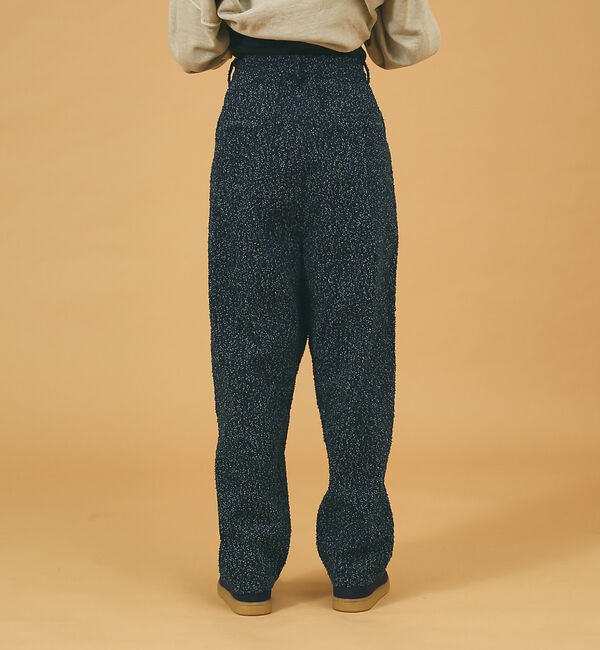 ABAHOUSE「【WEB限定】ループネップデニムワイドチノパンツ/Revo.」|デニム|