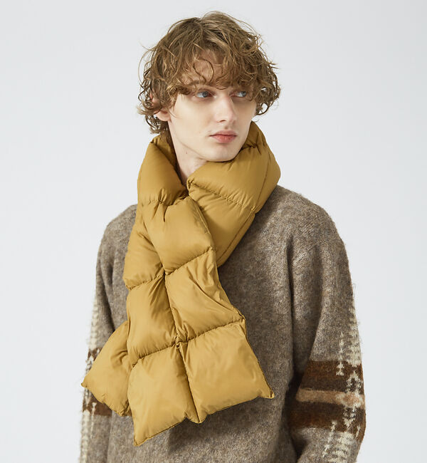 ABAHOUSE「【TAION /タイオン】ボリュームダウンマフラー/VOLUME MUFFLER」|マフラー|ベージュ