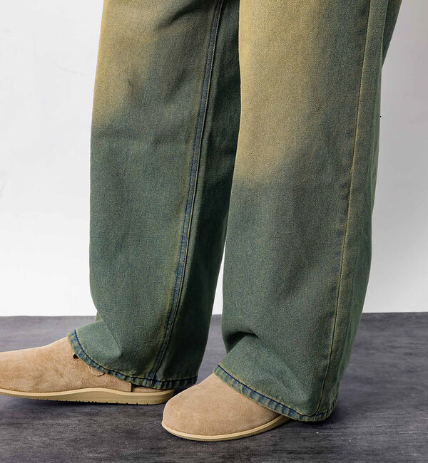 ABAHOUSE「SLUB DENIM BAGGY PANTS /スラブ デニム バギー パンツ/」|デニム|