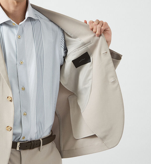 ABAHOUSE「【セットアップ対応/FLEX JACKET】360&deg;ストレッチ COOLMOTI」|テーラードジャケット|