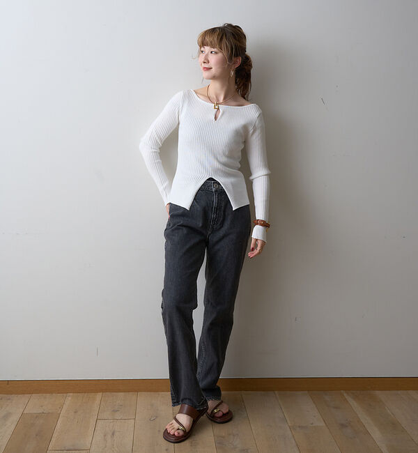 Rouge vif「【upper hights/アッパーハイツ】THE ELISA　ビットテーパード」|デニム|