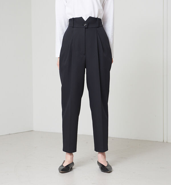 qualite「ダブルタックテーパードパンツ」|その他|