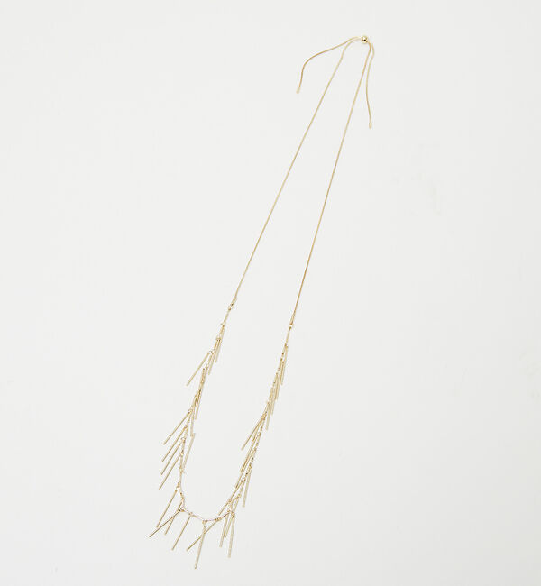 qualite「フリンジチェーンネックレス」|ネックレス|