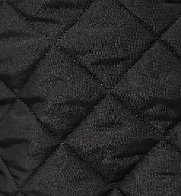 qualite「【TRADITIONAL WEATHERWEAR】キルティングノーカラーミドルブ」|ブルゾン・スタジャン|