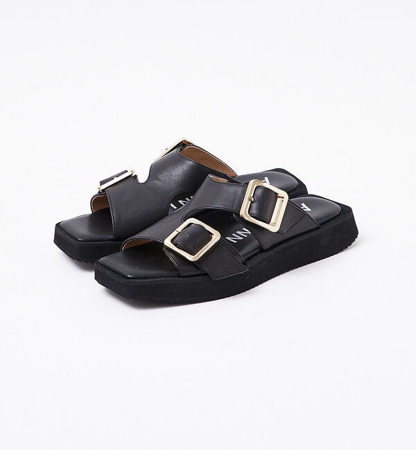 AU BANNISTER「ダブルベルト ボリュームソールサンダル」|サンダル|