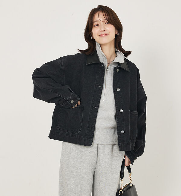 abahouse mavie「デニム/カツラギショートカバーオール」|その他|