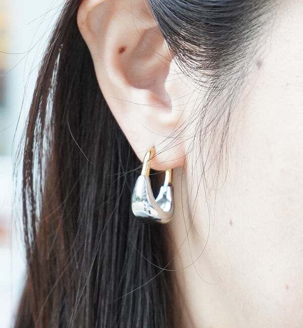 abahouse mavie「【NOVA】サージカルステンレス配色ピアス」|ピアス|