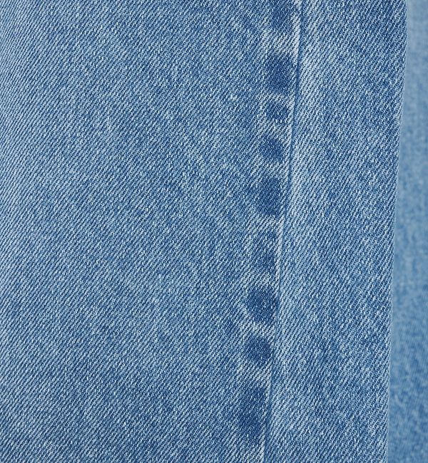 abahouse mavie「【GISELe 4月号掲載】ウォッシュドバレルジーンズ/大人カジュアル/カーブパ」|デニム|