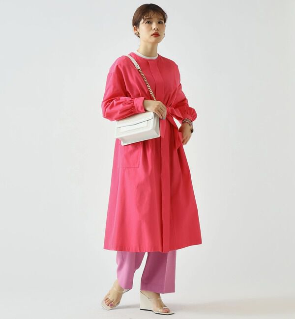 TIARA「バイカラーギャザーコート」|その他|