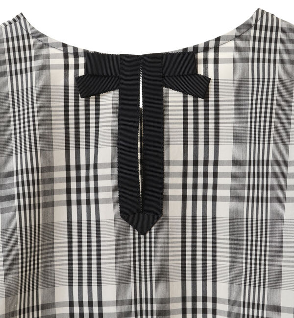 TIARA「タックショルダーボリュームスリーブリボンブラウス」|シャツ・ブラウス|