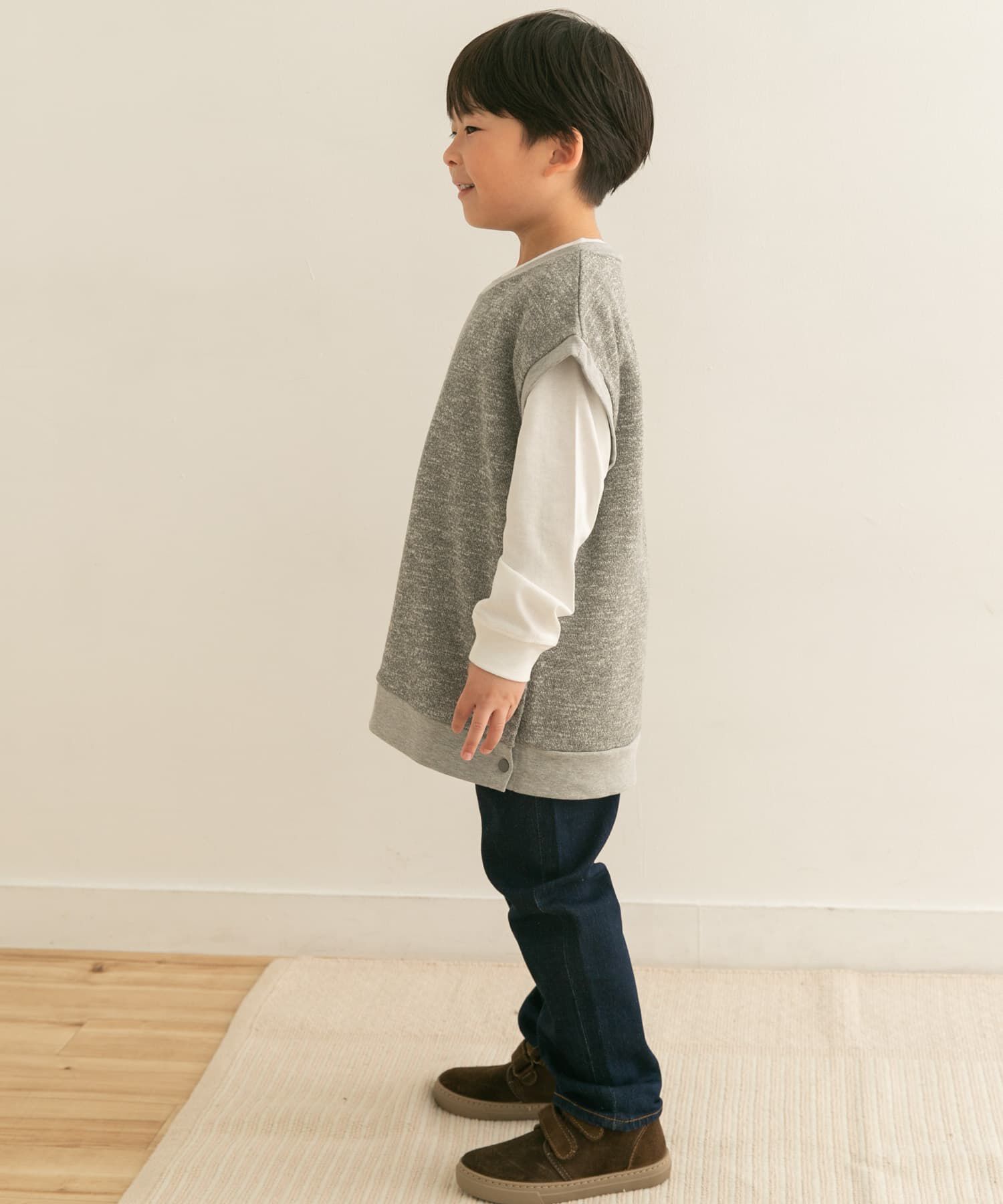 URBAN RESEARCH DOORS「クルーネックミニ裏毛ベスト(KIDS)」|その他|