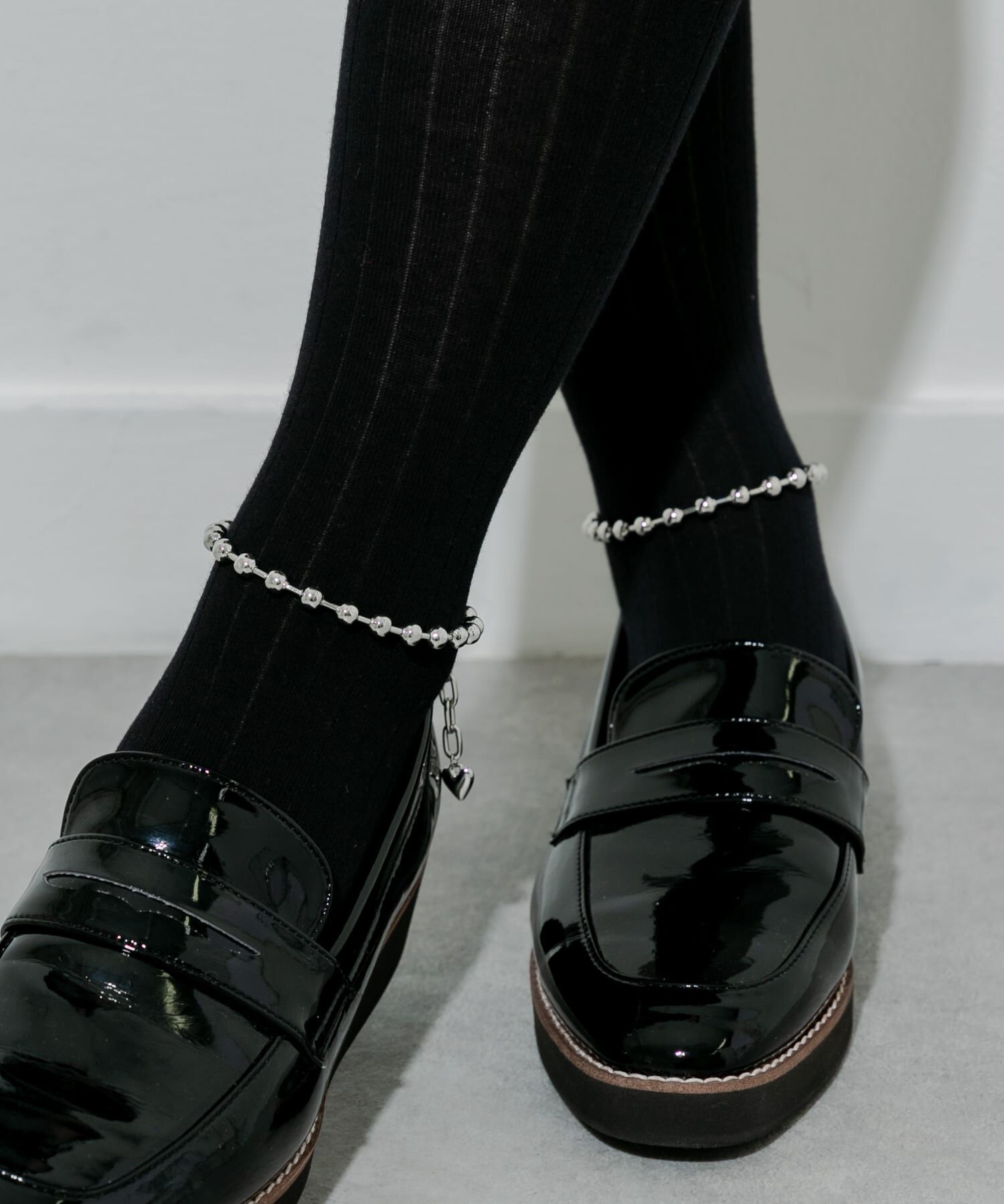 SMELLY「『WEB/一部店舗限定』ボールエンドハートアンクレット」|アンクレット|