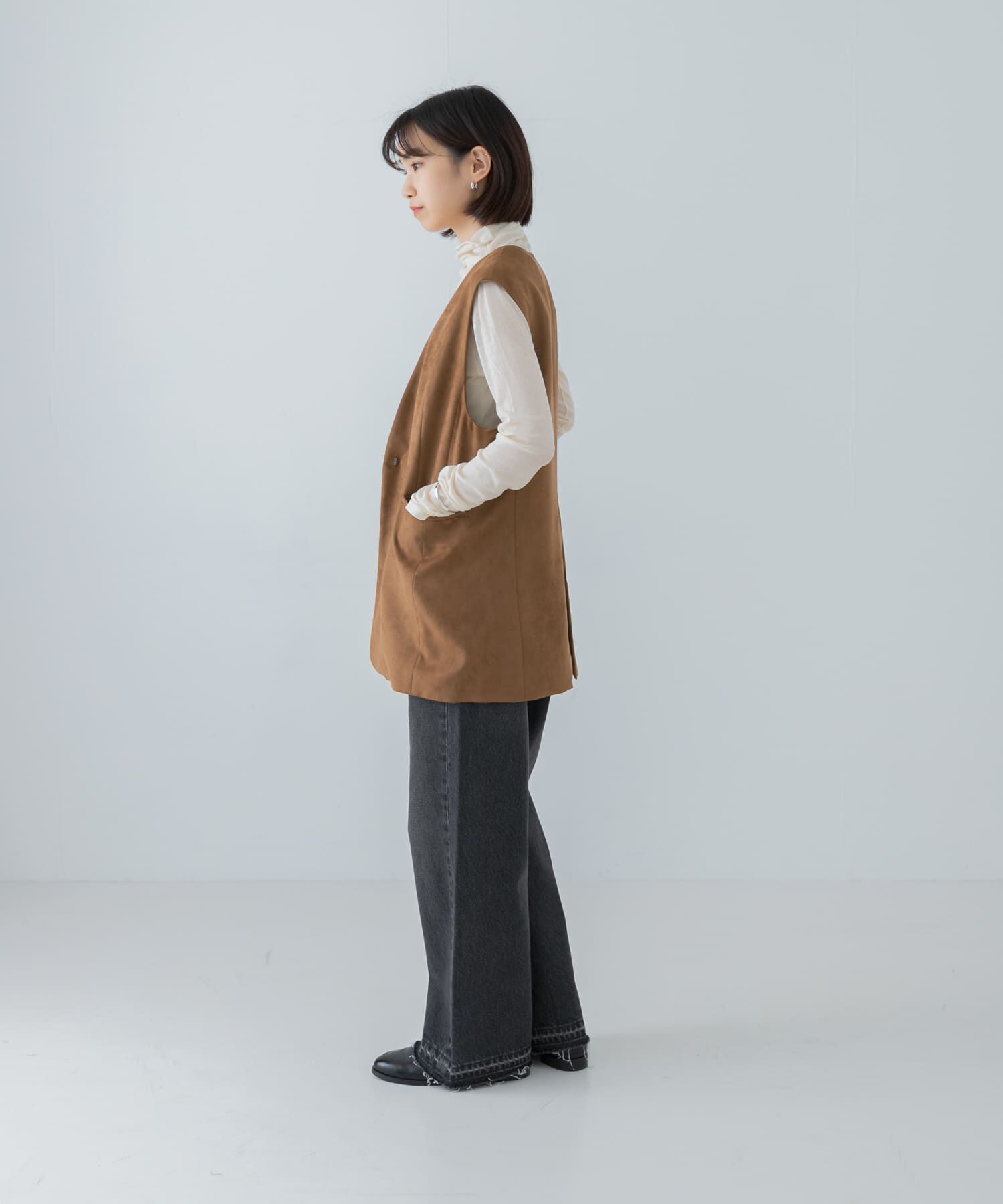 URBAN RESEARCH「スウェードライクジレ」|ベスト・ジレ|