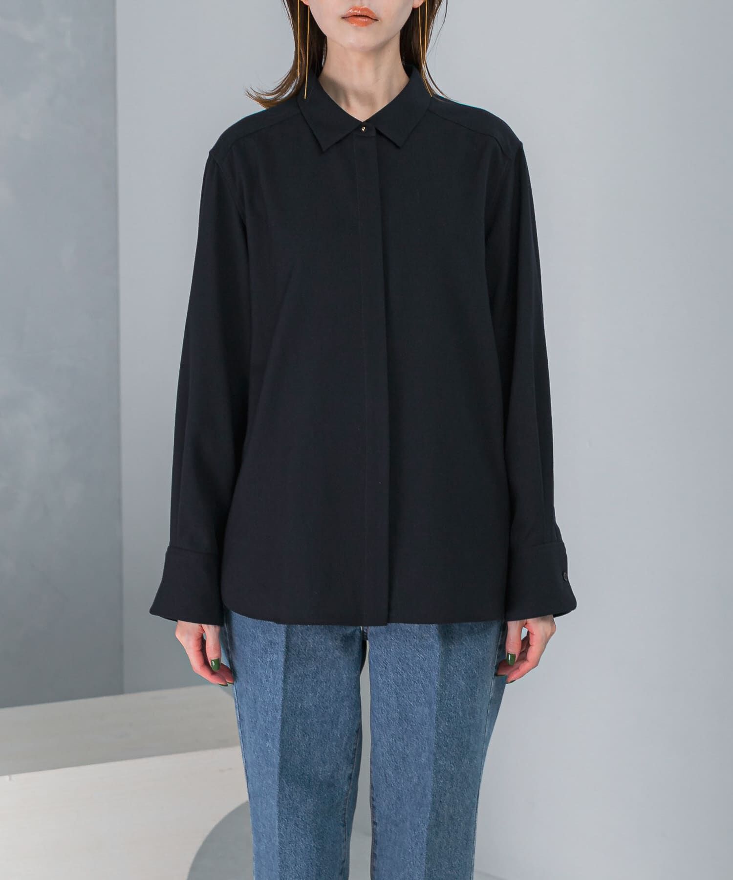 URBAN RESEARCH ROSSO「イージーケアウーステッドシャツ」|シャツ・ブラウス|