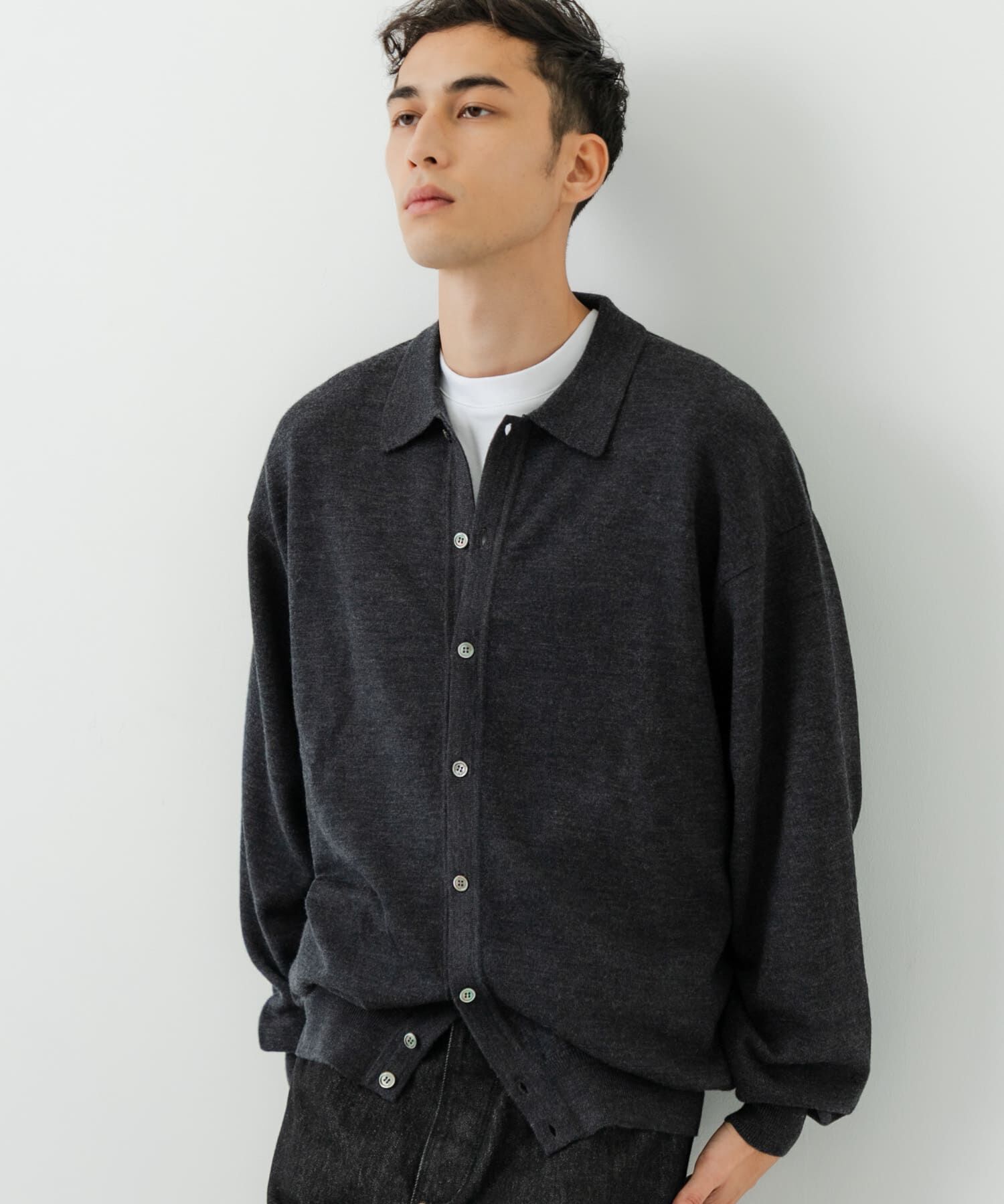 URBAN RESEARCH「『別注』crepuscule&times;URBAN RESEARCH　H-G Knit Shirts」|ニット・セーター|