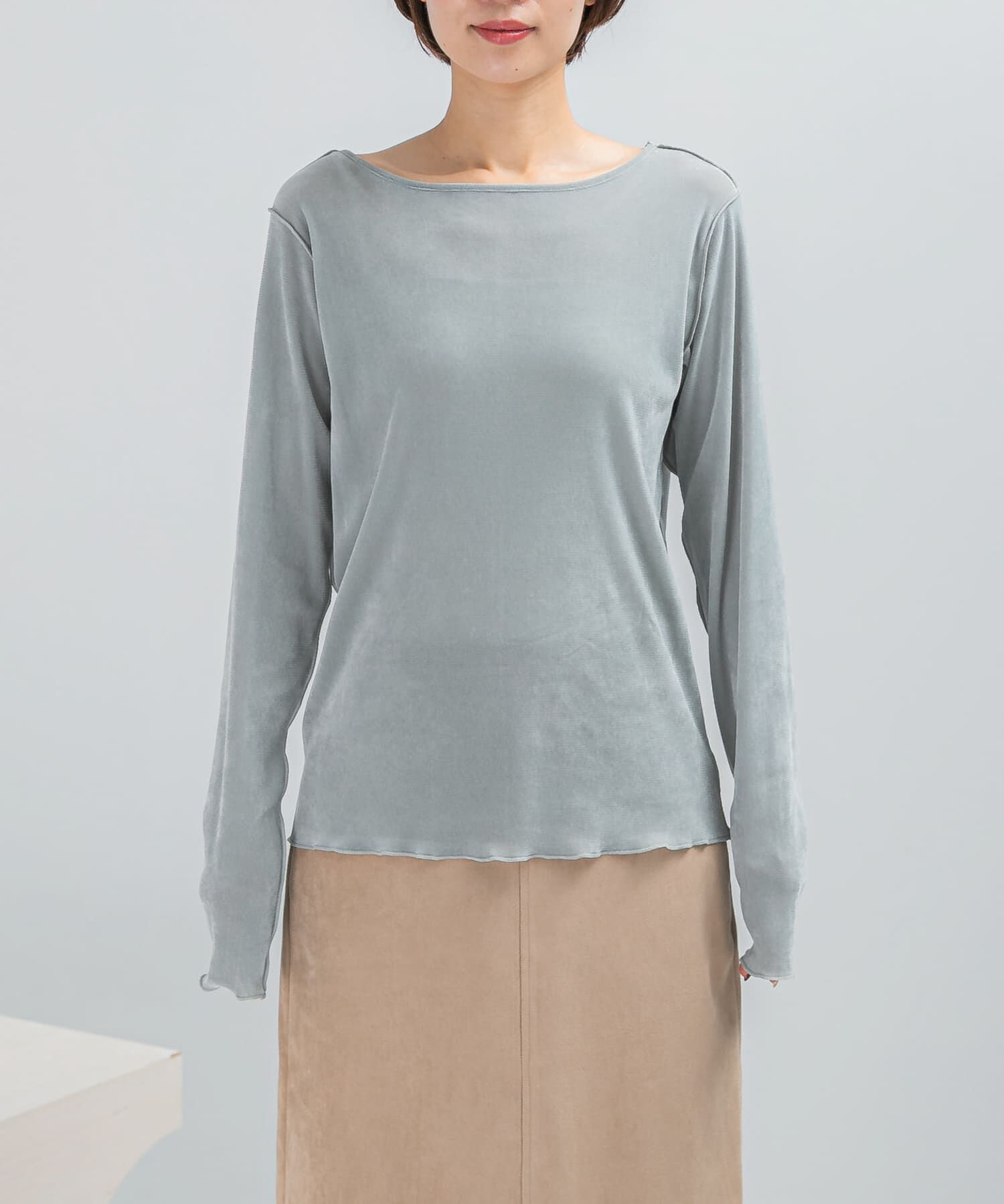 URBAN RESEARCH ROSSO「シアーベロアシームデザインプルオーバー」|Tシャツ・カットソー|