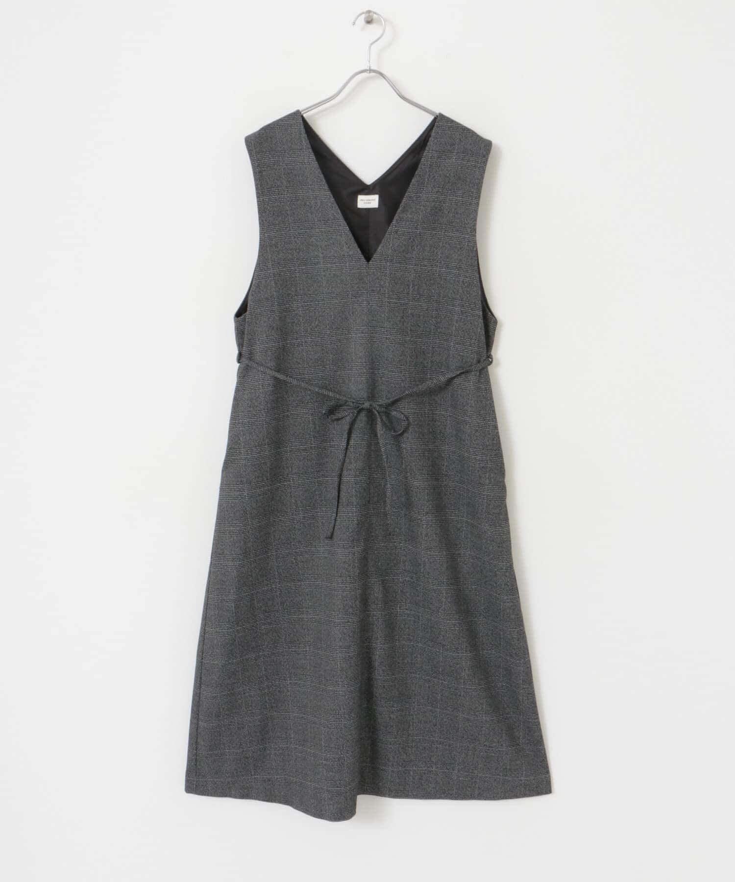 URBAN RESEARCH DOORS「『UR TECH』ツイルフレアジャンパースカート」|ワンピース|