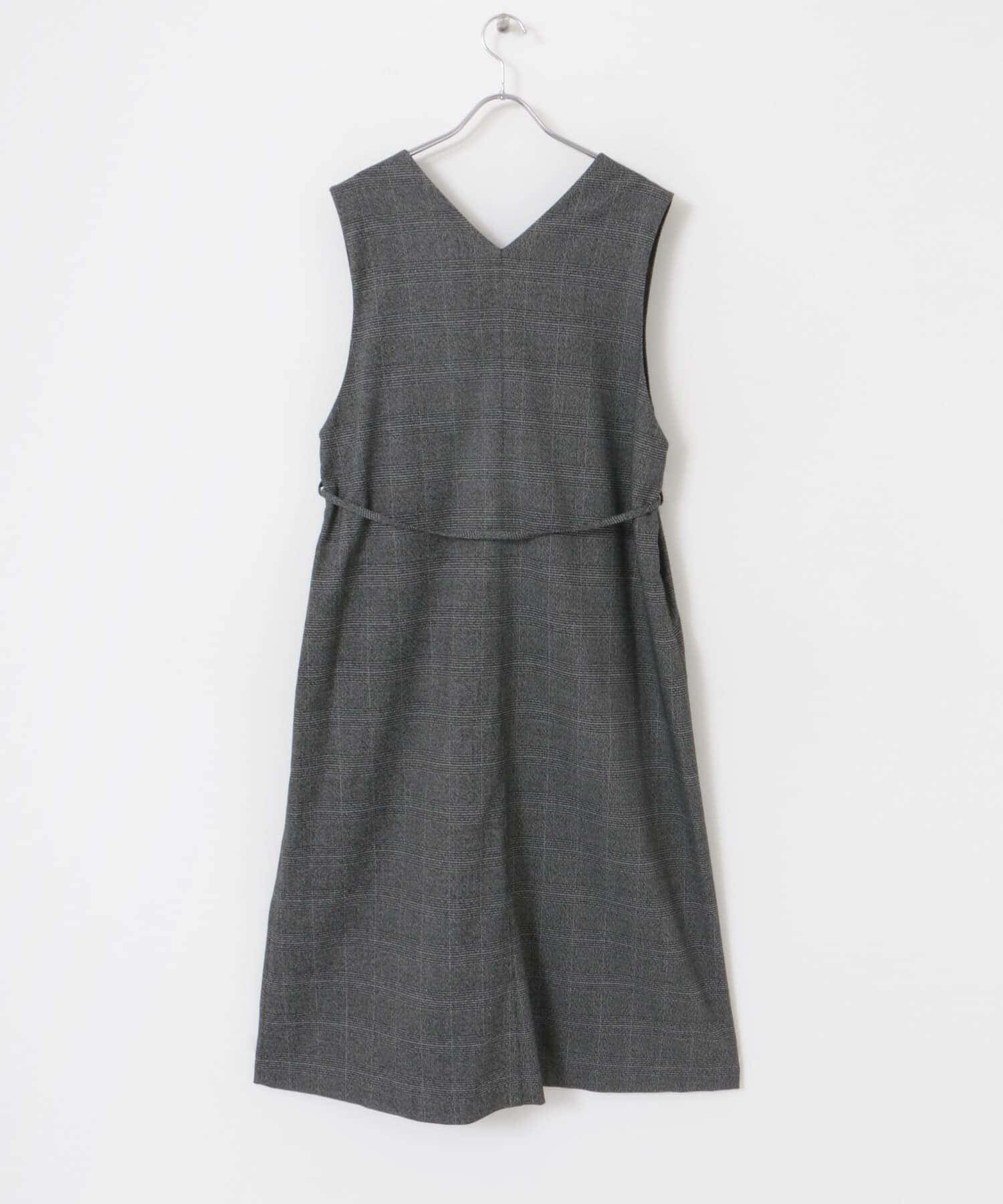 URBAN RESEARCH DOORS「『UR TECH』ツイルフレアジャンパースカート」|ワンピース|