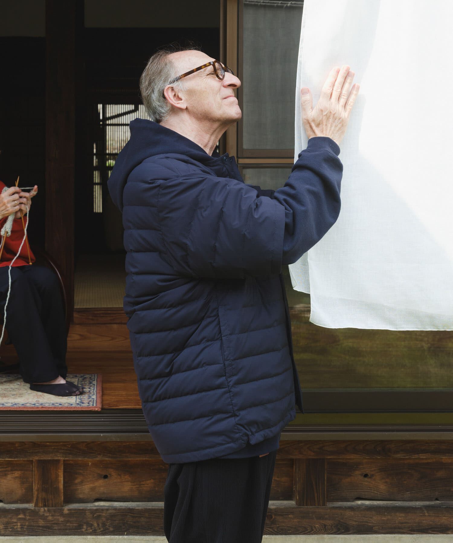 URBAN RESEARCH「Wide Dad　Dad HANSODE MIDDLE DOWN」|ダウン|