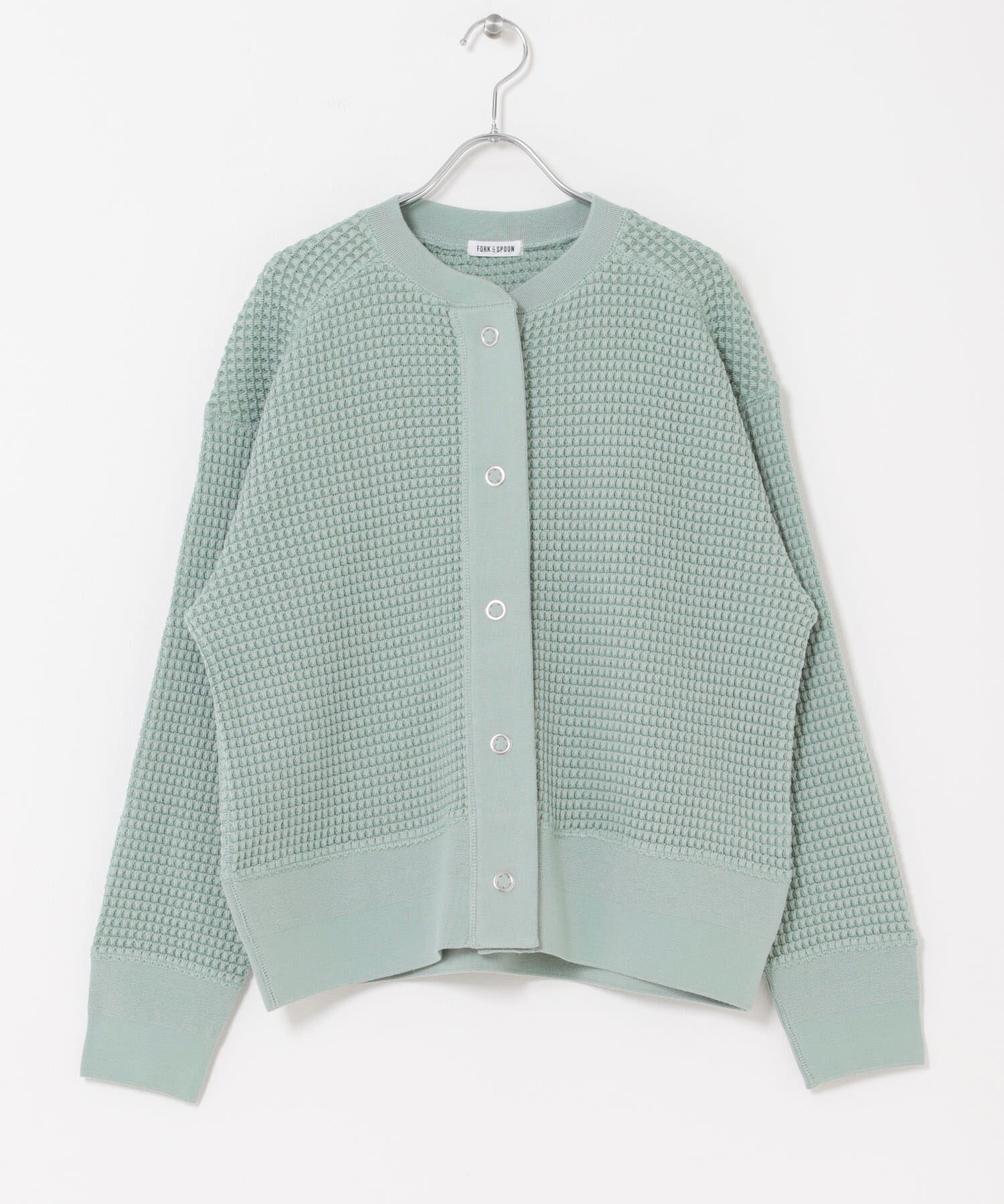 URBAN RESEARCH DOORS「FORK&SPOON　ワッフルカーディガン」|カーディガン|