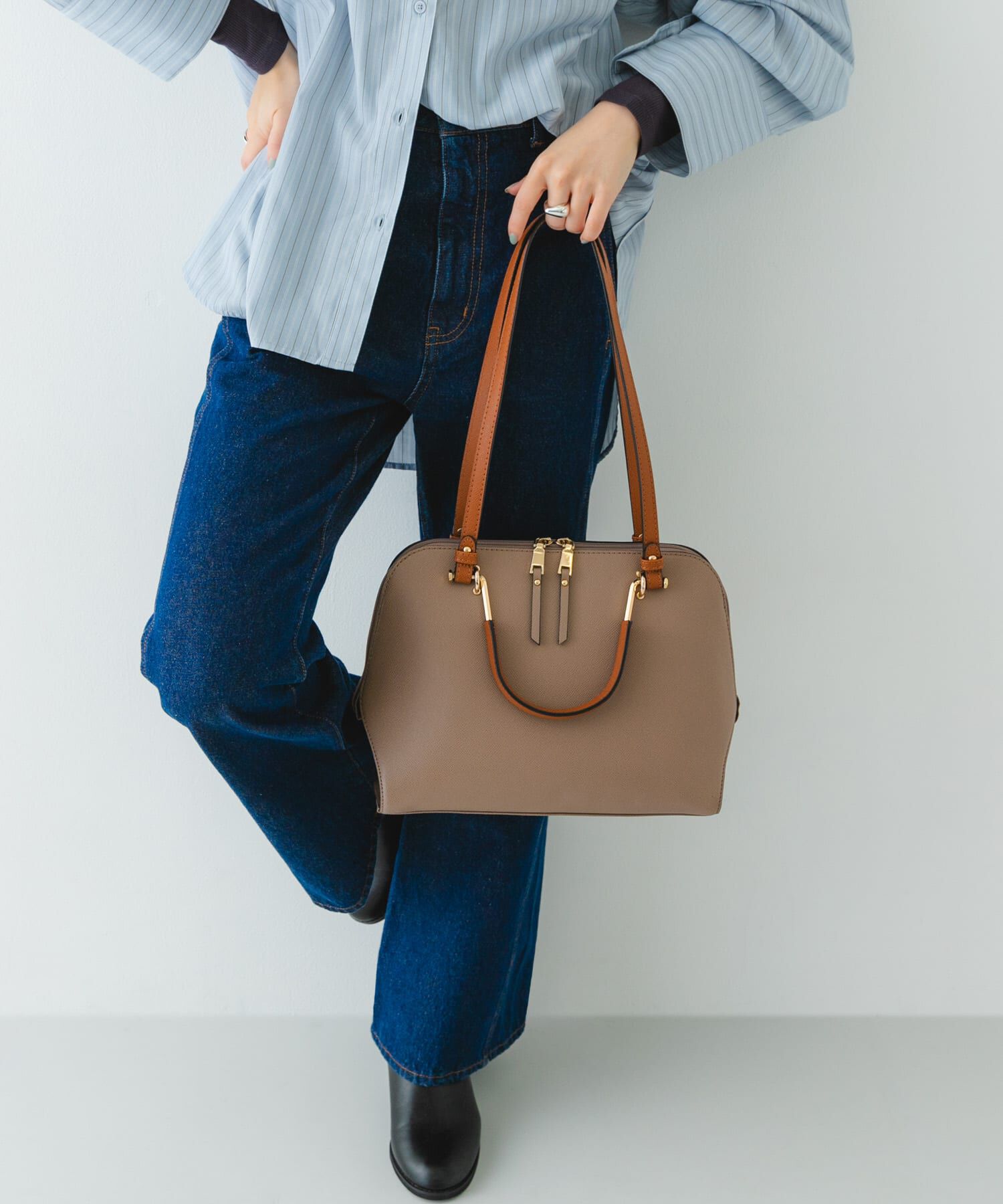 RODE SKO「『インフルエンサーayaさんコラボ』プチ2WAYハンドバッグ」|ハンドバッグ|