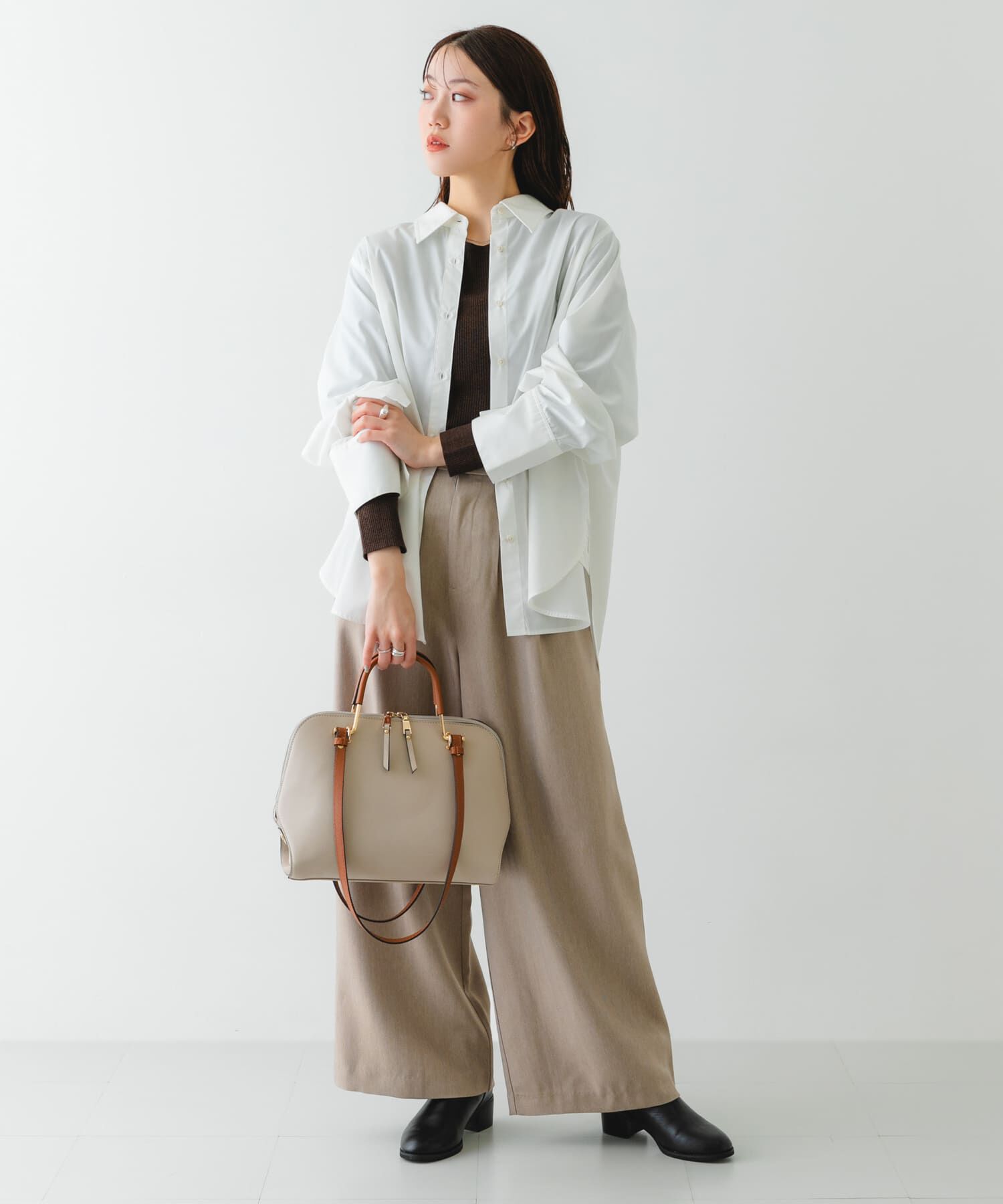 RODE SKO「『インフルエンサーayaさんコラボ』プチ2WAYハンドバッグ」|ハンドバッグ|