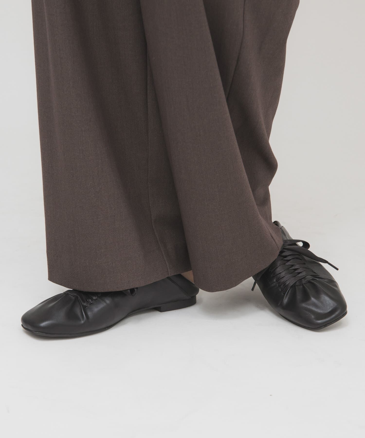  「サテンリボンギャザーシューズ」|その他|