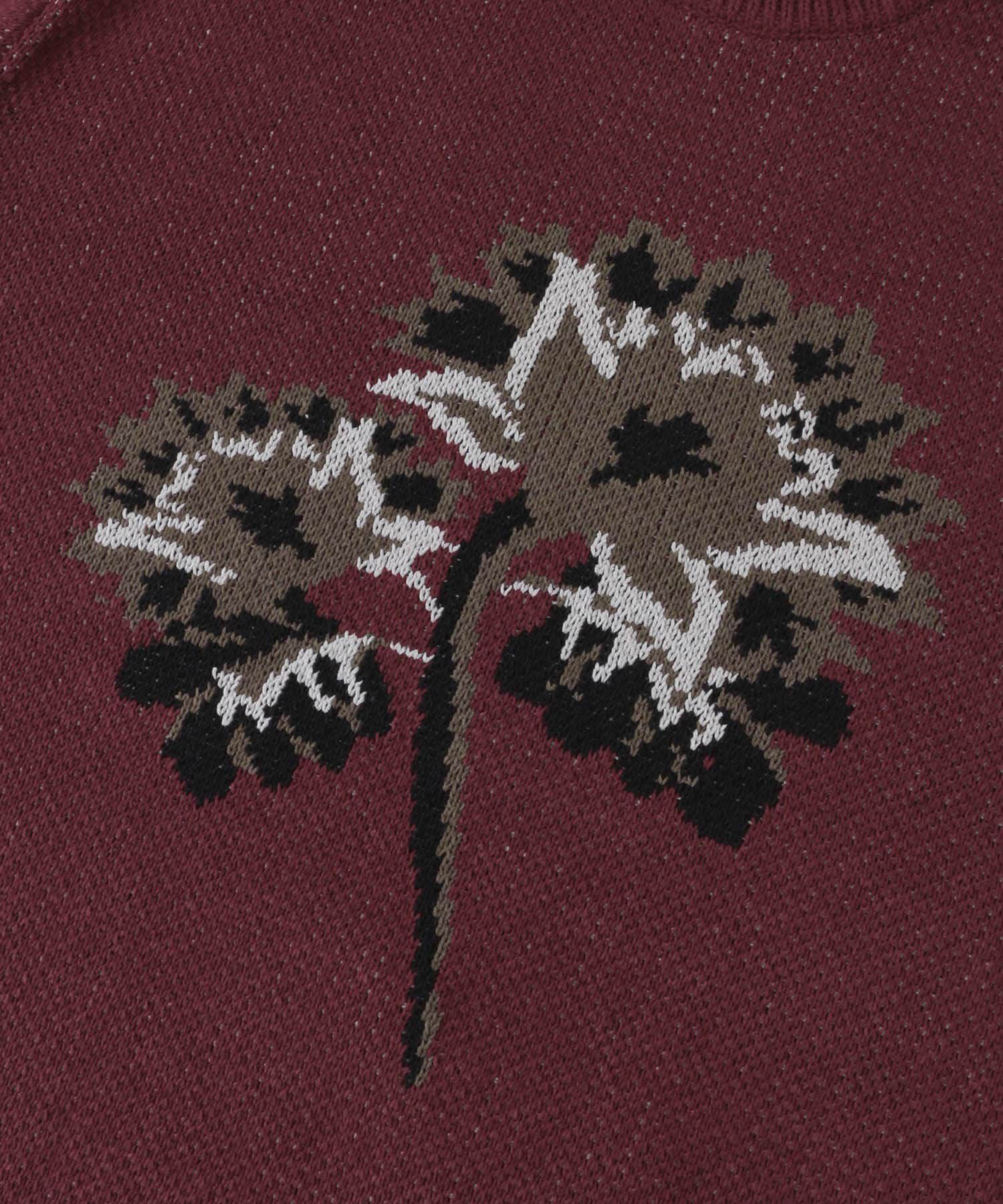 SENSE OF PLACE by URBAN RESEARCH「モールフラワーモチーフクルーネックセーター」|ニット・セーター|