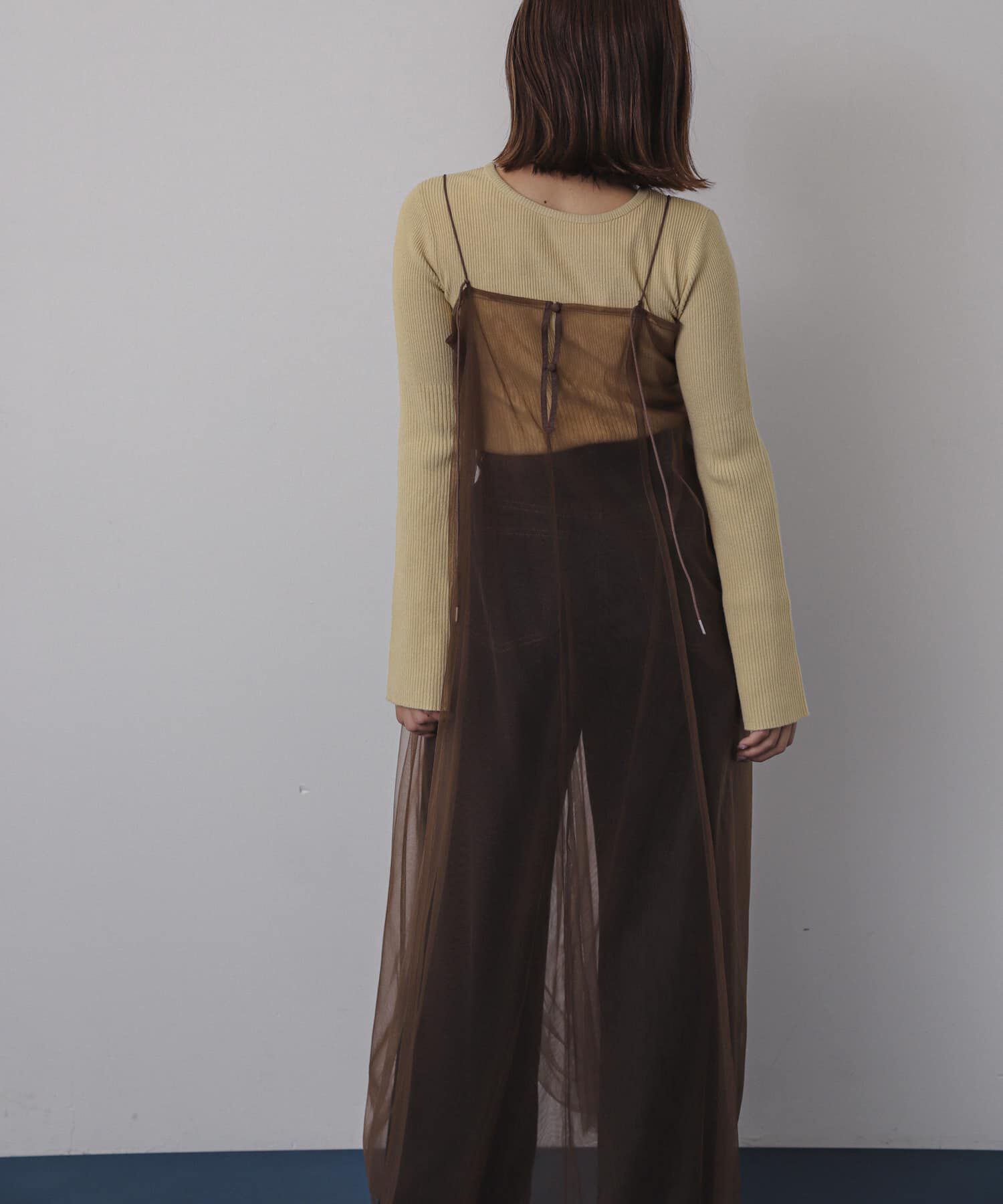 SENSE OF PLACE by URBAN RESEARCH「チュールレイヤードキャミワンピース」|ワンピース|