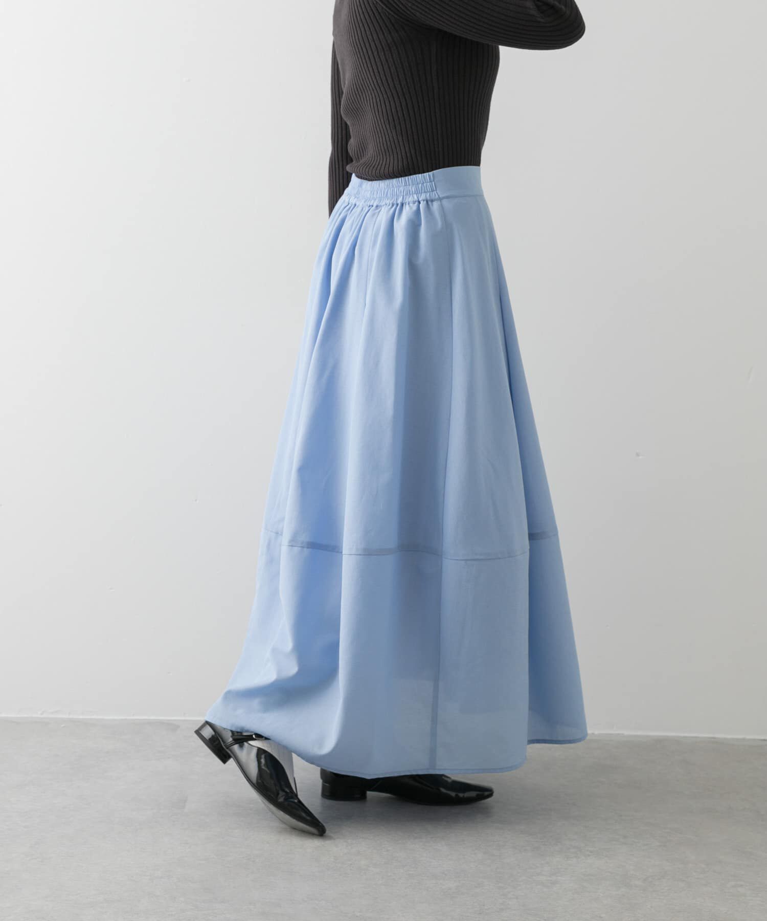SENSE OF PLACE by URBAN RESEARCH「タックボリュームコクーンスカート」|スカート|