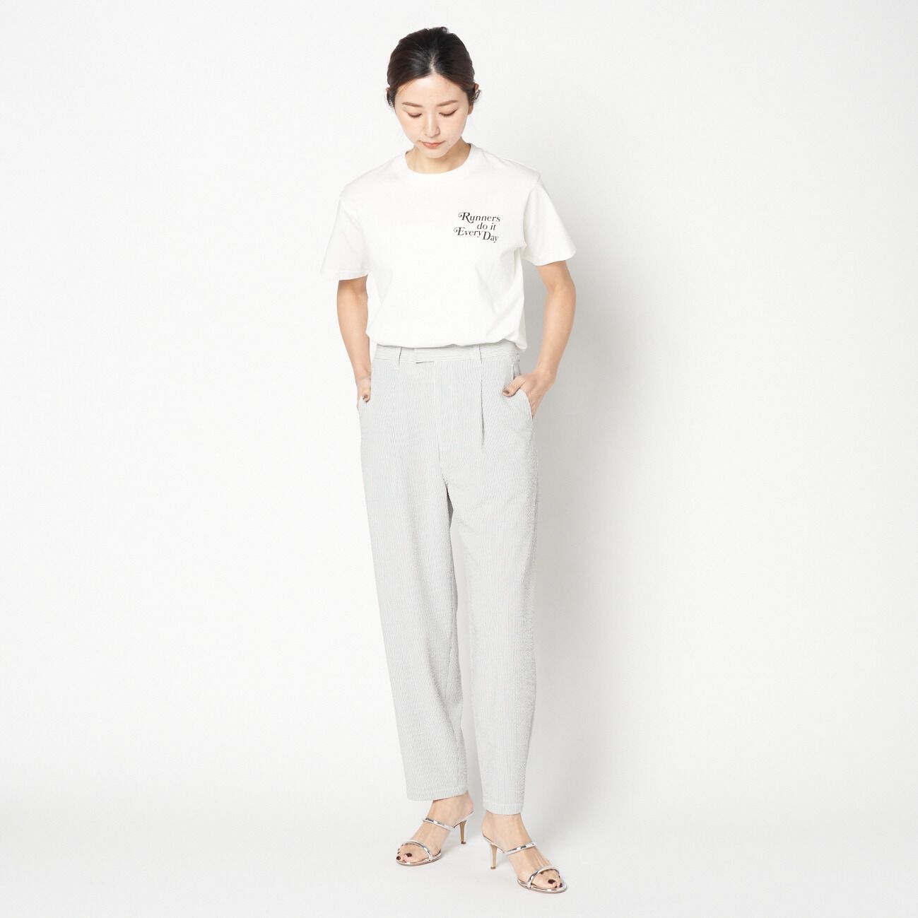 HELIOPOLE「HELIOPOLE the EDITOR PANTS(SHEERSUKER)」|チノ|