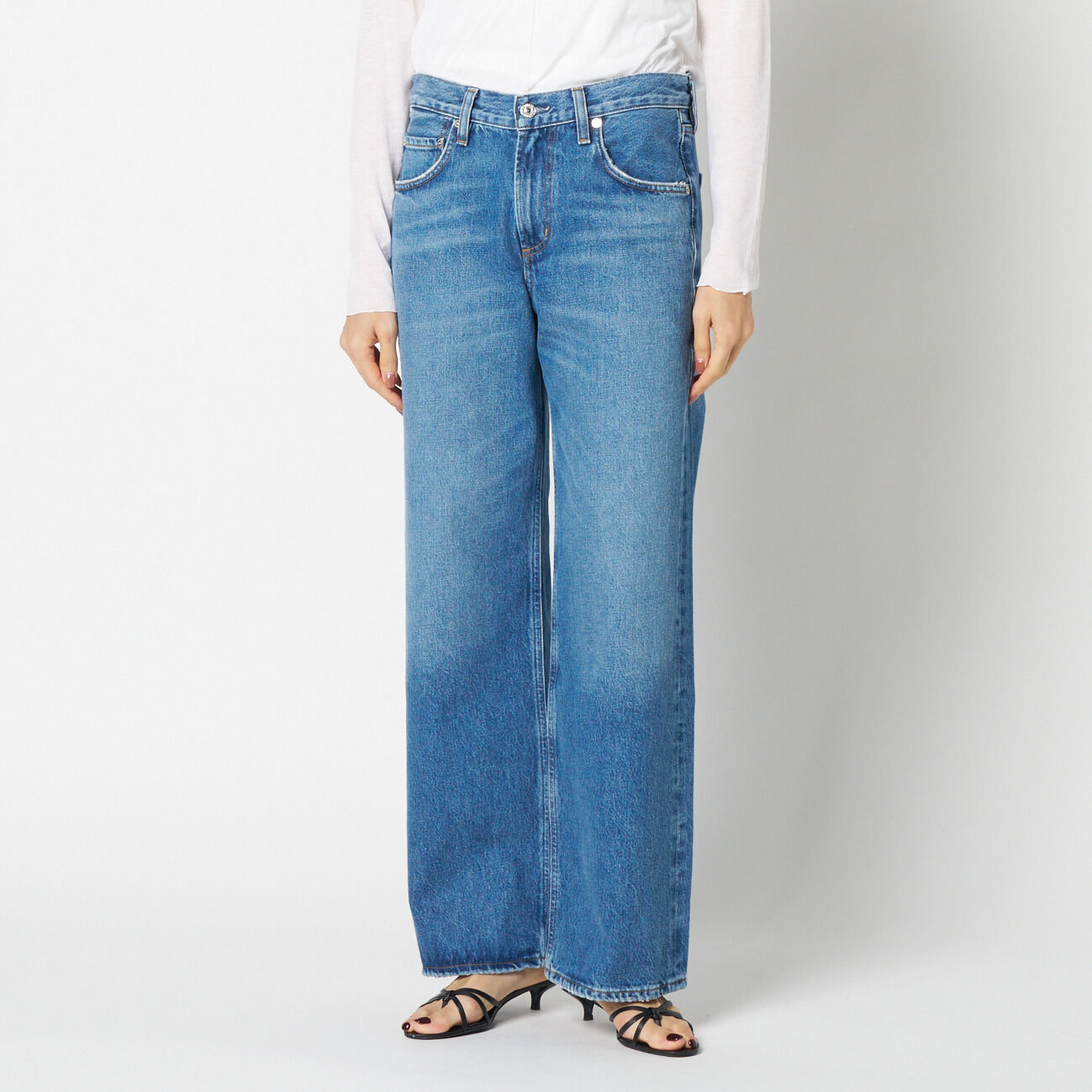  「CITIZENS OF HUMANITY LINDZ LOW RISE EASY STRAIGHT」|チノ|