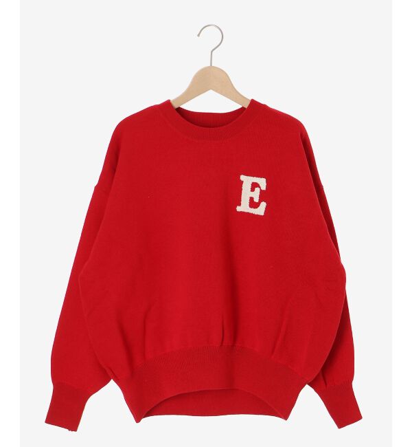  「《手洗い可能》サガラ刺繍クループルオーバー」|ニット・セーター|